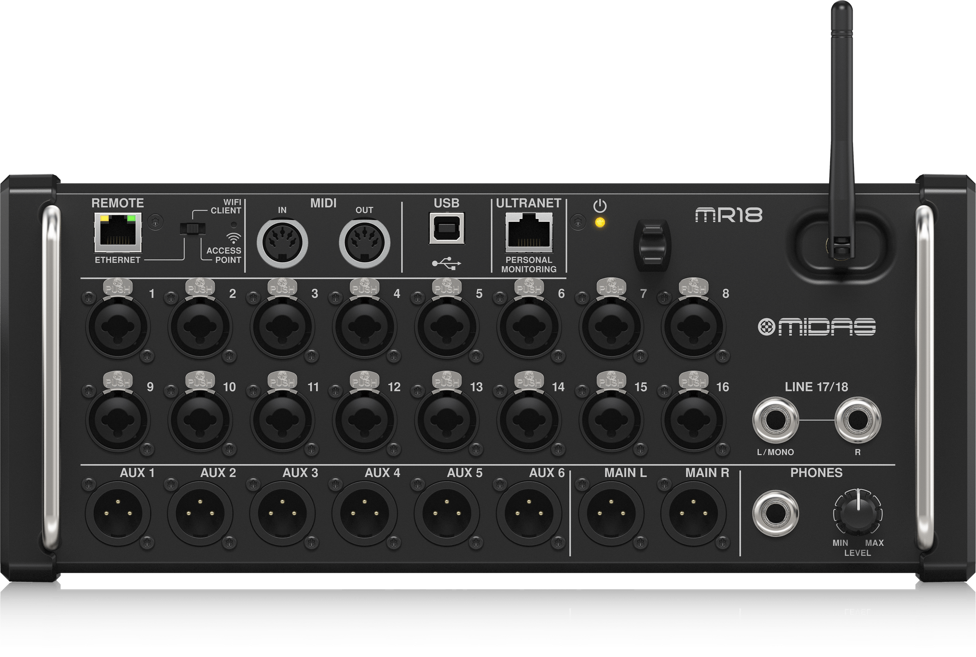 Midas MR18 Digital Mixer – Bandstand Music Inc
