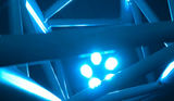 American DJ 5PX HEX LED Par fixture with 5 x 12-Watt, 6-IN-1 HEX LEDs