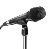 Neumann KMS 104 plus bk  Studio grade stage microphone for vocalists. Cardioid pickup pattern.